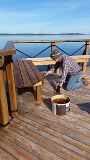 Lukkorannan laiturin öljyämistalkoot